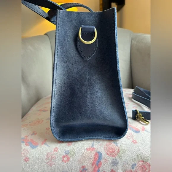 Portland Leather Cowboy Blue Classic/Small Lola - Picture 5 of 7